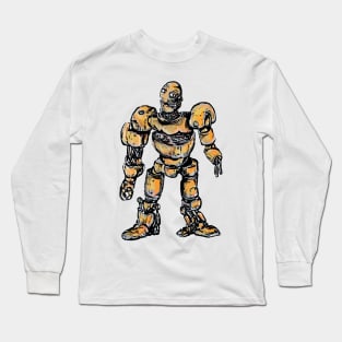 The Robot returns in colors Long Sleeve T-Shirt
